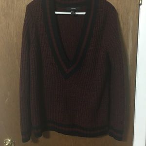 Plunge sweater